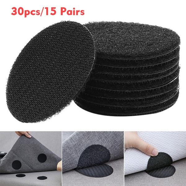 30pcs/15 Pcs Anti Curling Carpet Tape Rug Gripper Velcro Secure The
