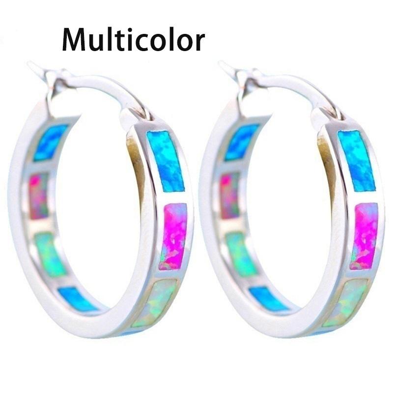 Buy Chakra Stainless Steel Hoop Earrings Alloy Women's Men's Earrings