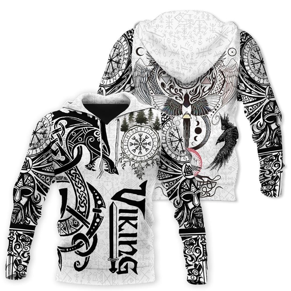 Buy Cloocl Fashion Viking Warrior Odin Symbols Tattoo Hoodie 3D Print Designs Hooded Sweatshirt Men Women Harajuku Street Pullover At Affordable Prices — Free Shipping, Real Reviews With Photos — Joom 1000_x_1000_jpg