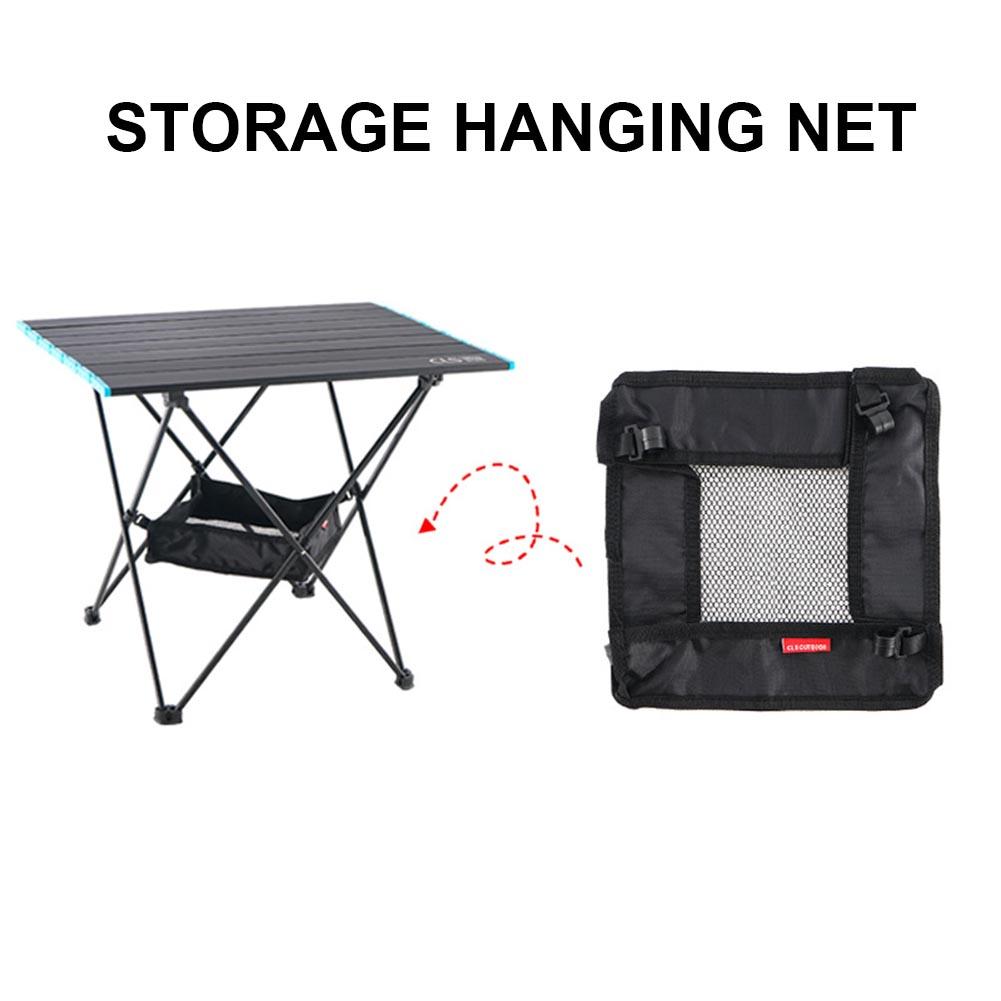 Cheap Outdoor Folding Table Basket Hanging Storage Mesh Net Camping