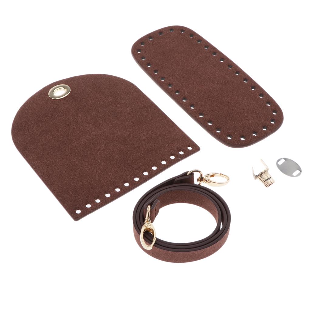 Cheap 5x/Set PU Handbag Parts for DIY Weave Bag Sewing Accessories