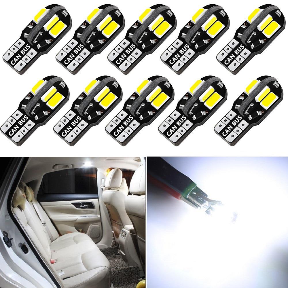 Buy 10x Error Free T10 LED W5W 5730 Car Interior Light Bulb Parking