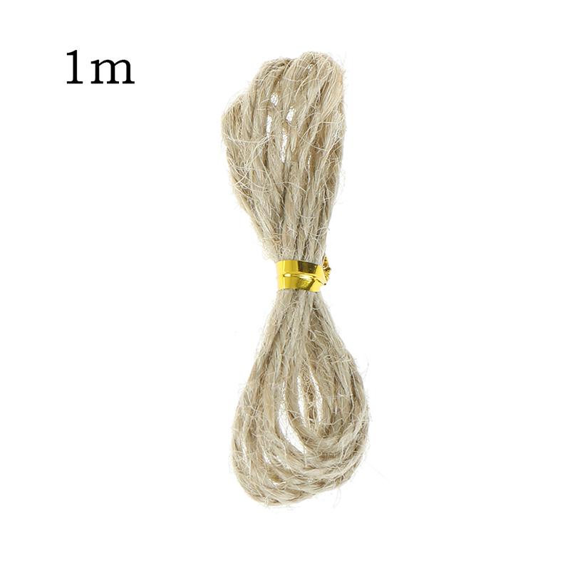 Buy 1M/5M/10M Natural Jute Twine for Party Gift Wrapping Cords Diy