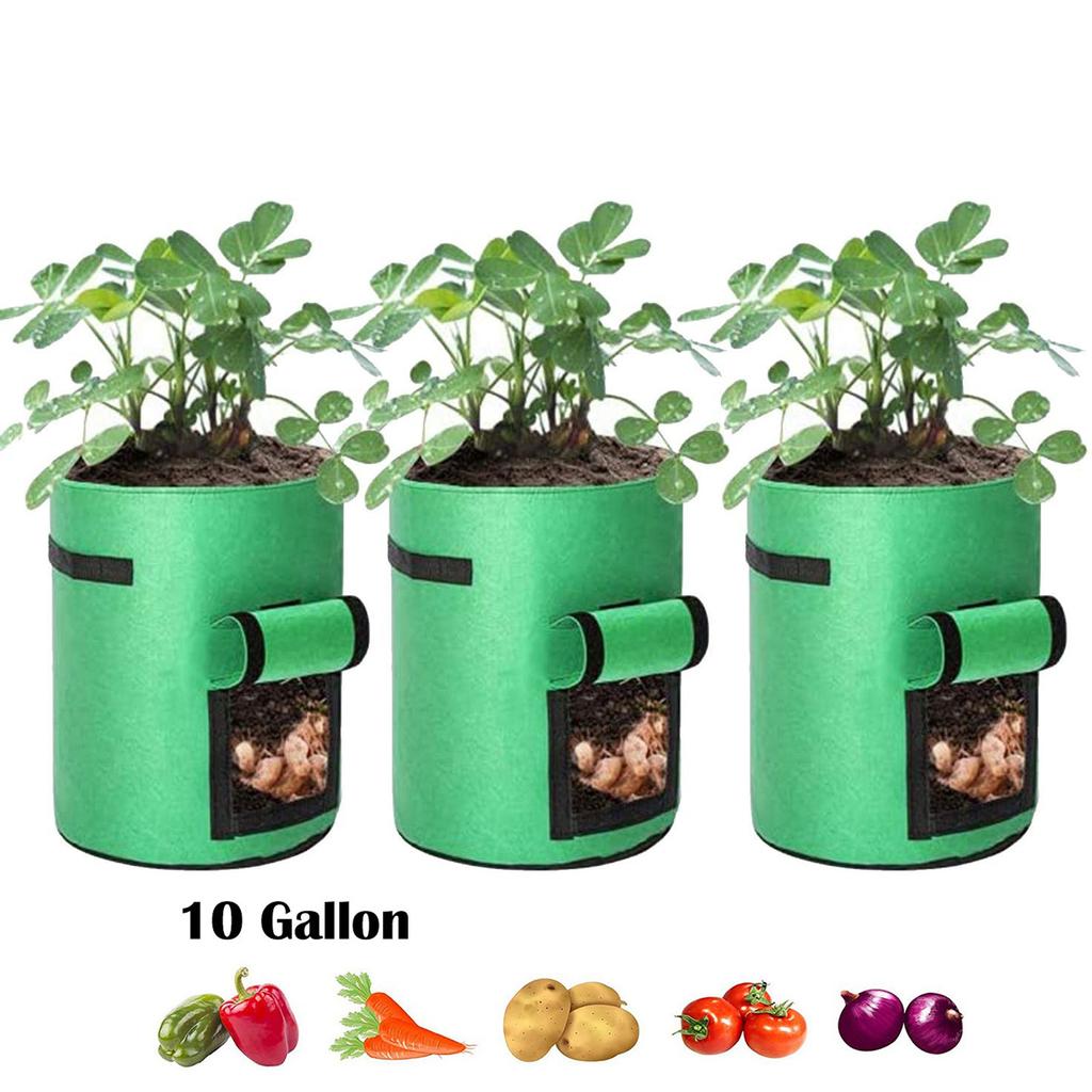 Home & Garden Large Grow Bag Planter Outdoor Garden Vegetable Potato Tomato Growbag Plant Pot