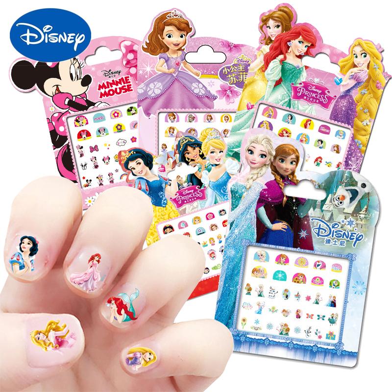 💰Kaufe Frozen Princess Elsa Anna Make-Up Nagelaufkleber Spielzeug Disney Schneewittchen Sophia Mickey Minnie Kinder Cartoon Spielzeug Action Figur Puppen Zum Besten Preis Im Online-Shop Bei Joom