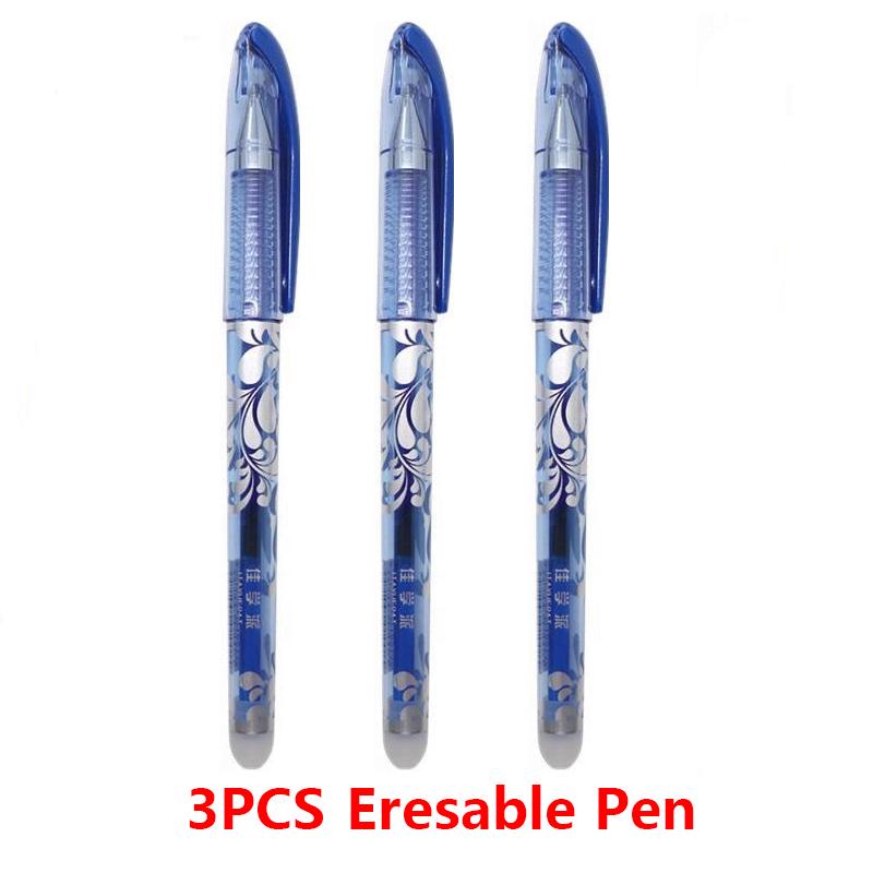 Buy 4/21Pcs Gel Pen Erasable Refill Magic Erasable Pen Set 0.5mm Blue