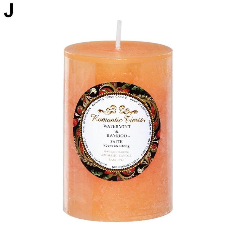 Household Smokeless Column Wax Scented Candles Church Wedding Birthday