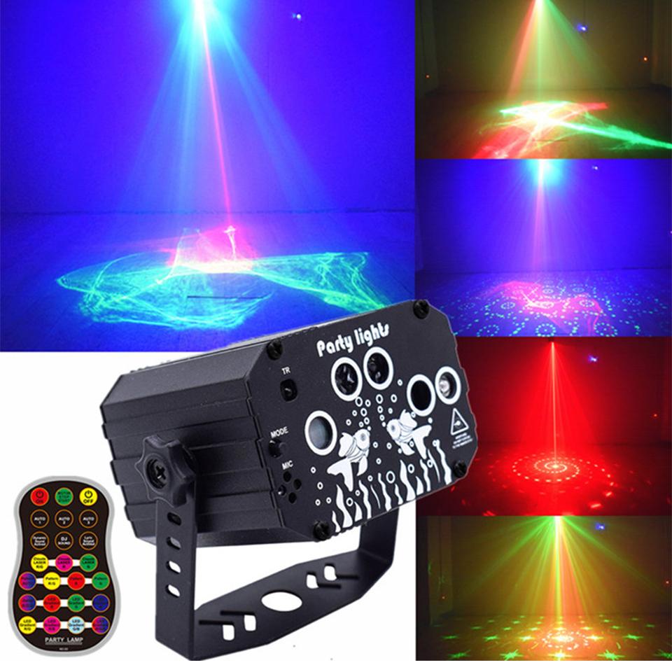 Buy Aurora Pattern LED Stage Light RGB Laser Projector Lamp Disco Party