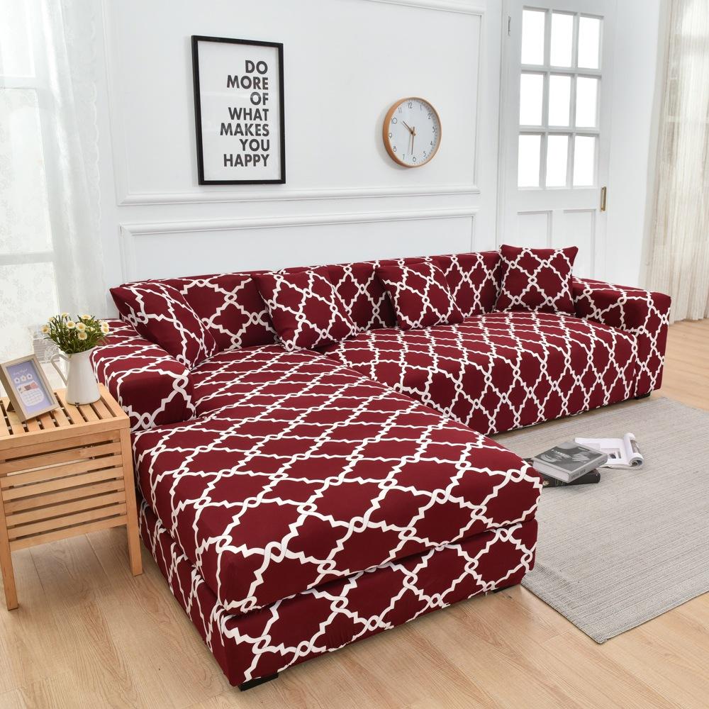 Buy Elastic Plaid Sofa Covers for Living Room Need Order 2 Pieces Cover for Fundas Sofas Con