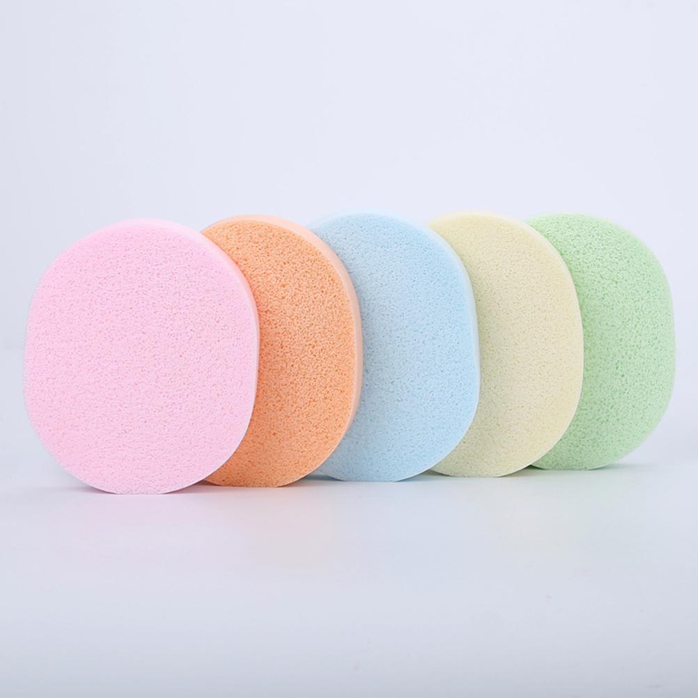 Buy 50pcs Facial Sponge Natural Reusable Soft Cleansing Sponge Face
