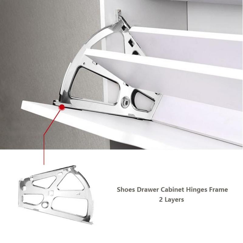 Buy 3 Types 1 Pair Shoes Drawer Hinges Frame Movable Turning Rack Fittings at affordable