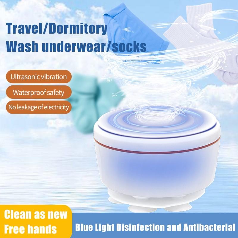 Cheap Ultrasonic Turbo Washing Machine Laundry Portable Travel Washer