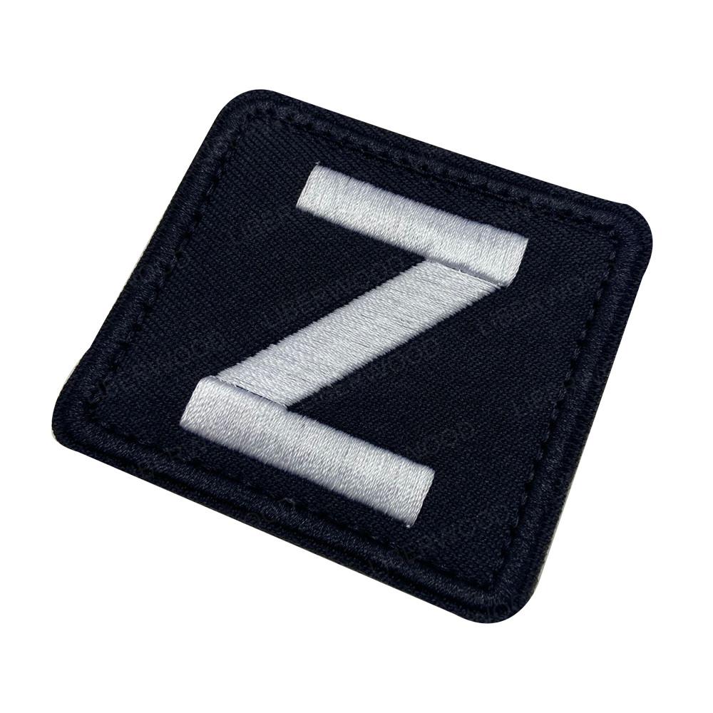 Buy Russian Embroidered Patch Russia Badge Z Letter Embroidery Hook