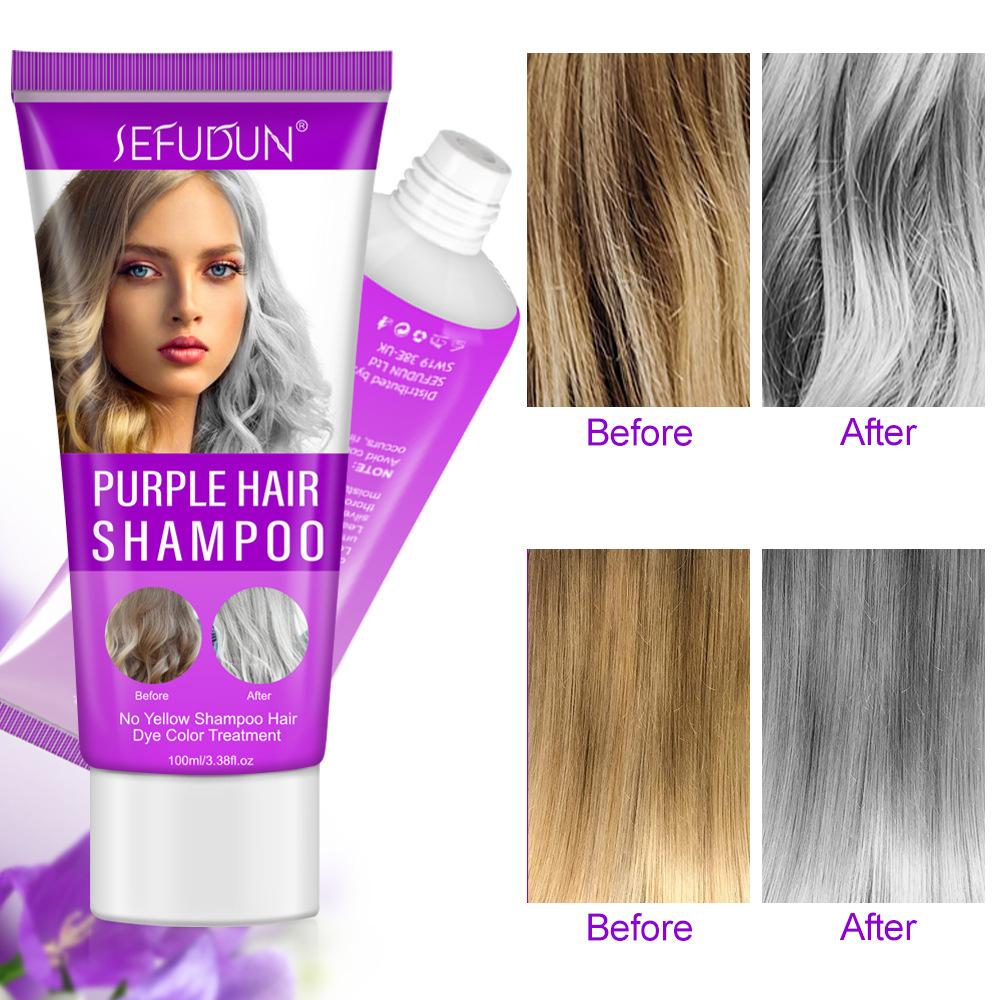Cheap Purple Shampoo Hair Mask Blonde Hair Yellow Tones Lightens Blonde
