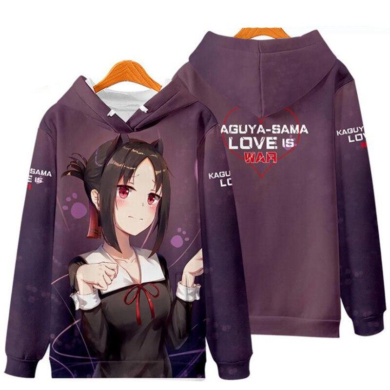 Buy Anime Cosplay Hoodie Kaguya Sama Love Is War Women Men Harajuku
