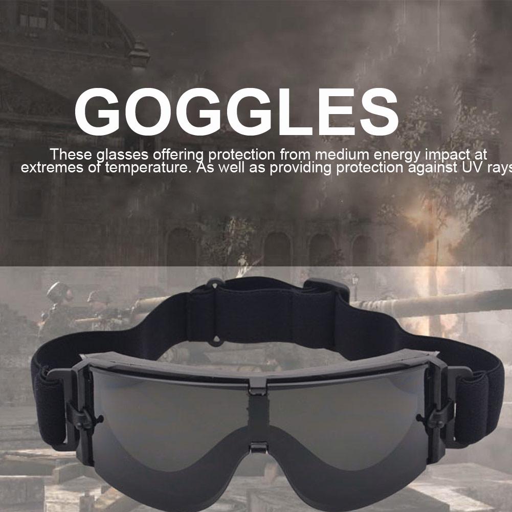 Airsoft X800 Tactical Cycling Eyewear Games Safety Goggles Windproof 3