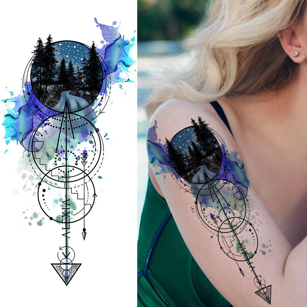 Buy 1Pc Watercolor Anchor Temporary Tattoos Sticker Fake Planets Forest Tatoos Faashion Body Art Drawing Arm Legs Tatoos For Women Men At Affordable Prices — Free Shipping, Real Reviews With Photos — Joom 1000_x_1000_jpg