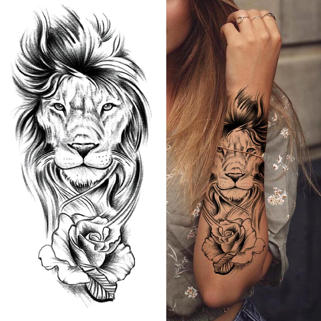 Realistico Falso Fiore Di Leone Tatuaggi Temporanei Per Donna Uomo Bambini Adulto Tribale Tigre Tatuaggio Adesivo Croce Serpente Nero Tatoos Decoro Acquista In Modo Economico — Spedizione Gratuita, Recensioni Reali Con Foto — 1024_x_1024_jpg