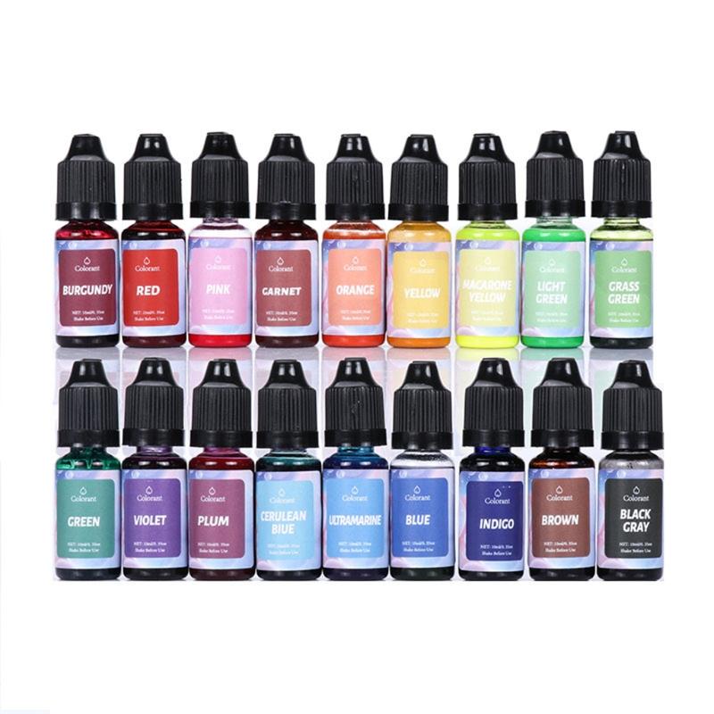 Buy Candle Dye Liquid for Candle Making 18 Colours Soy Wax Dye