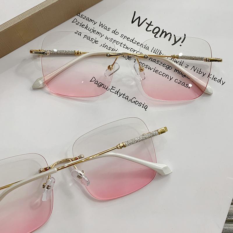 Cheap COLON Rimless Myopia Glasses Women Can Be Equipped with