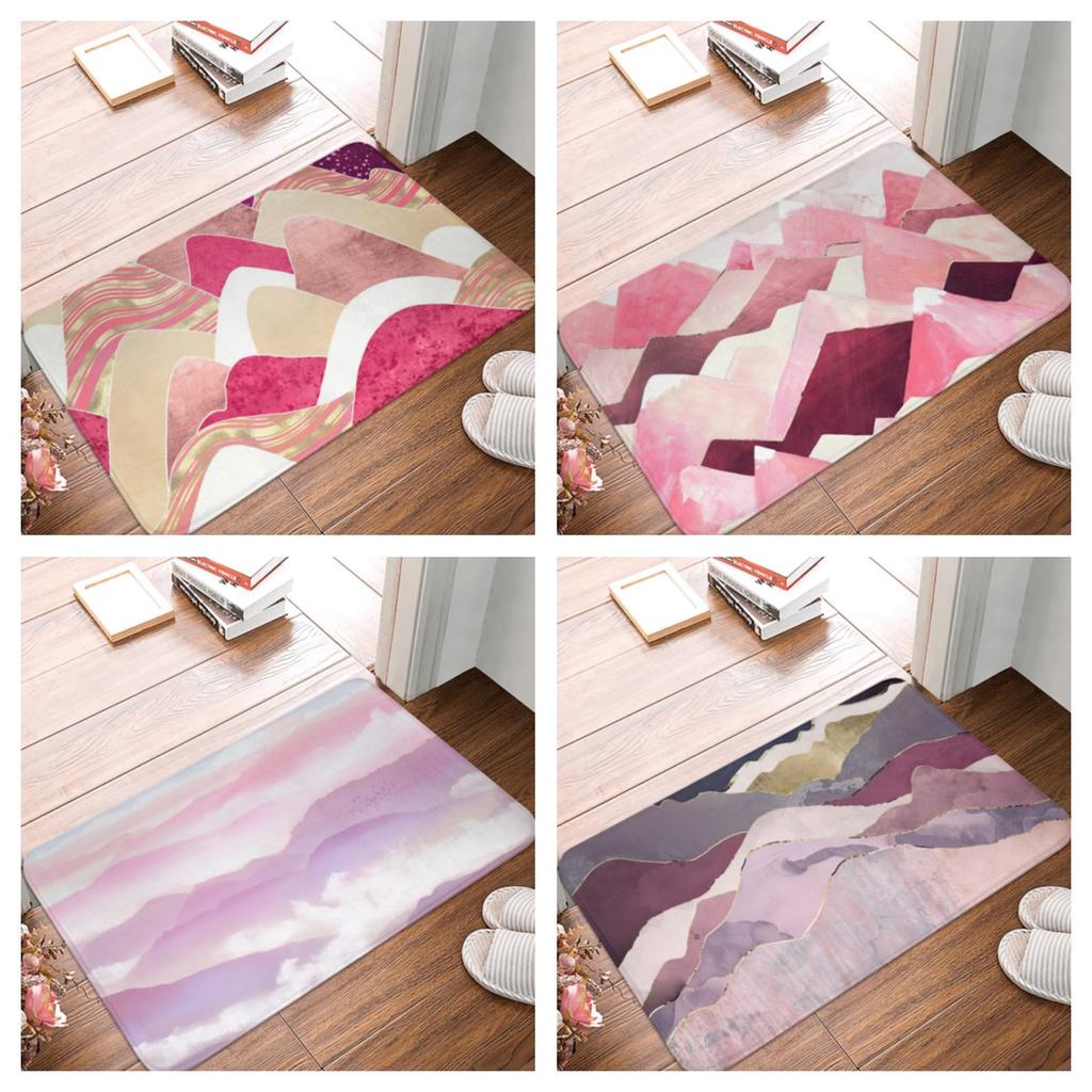 Cheap Colorful AntiSlip Carpet Indoor Floor Mats Home Decor Pink