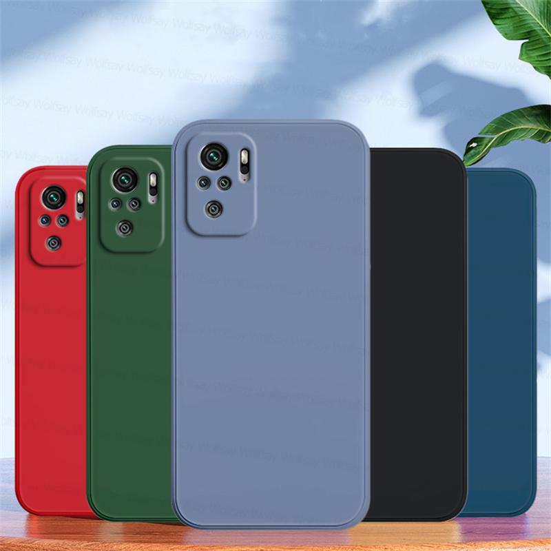 Buy For Xiaomi Poco M5s Case Liquid Silicone Phone Case for Poco M5 M5s