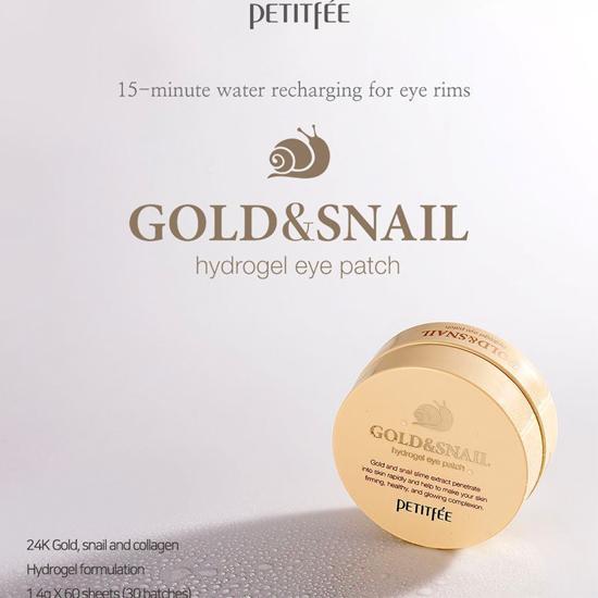Cheap Petitfee Gold & Snail Hydrogel Eye Patch 60 sheets (3 Options) Joom