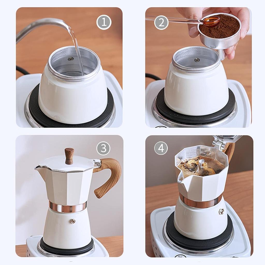 Cheap Moka Pot, Stovetop Espresso Maker Italian Coffee Maker Coffee Pot