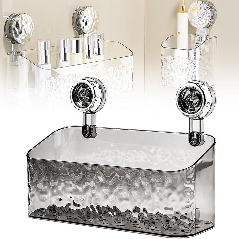 Light Luxury Suction Shower Holder Glacier Pattern Hanging Shower