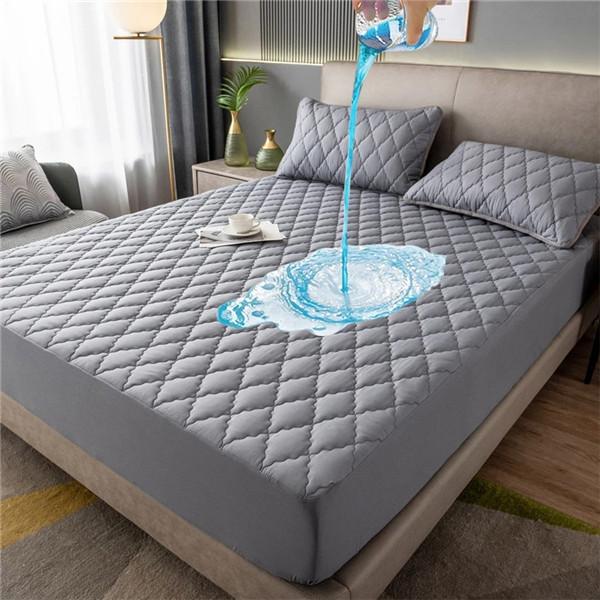 Buy Waterproof Quilted Mattress Cover AirPermeable Bed Protector Pad