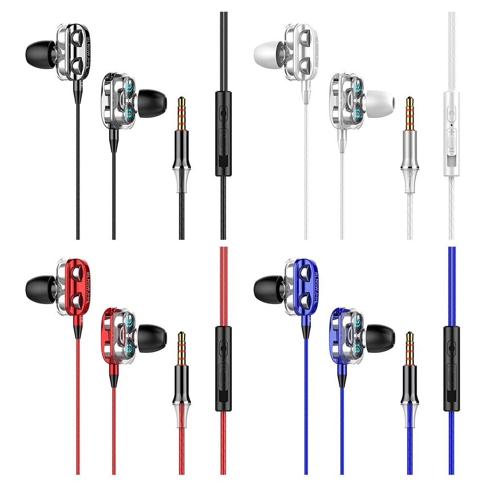 Buy Wired Earbuds with Microphone 3.5mm Jack High Sound Quality InEar