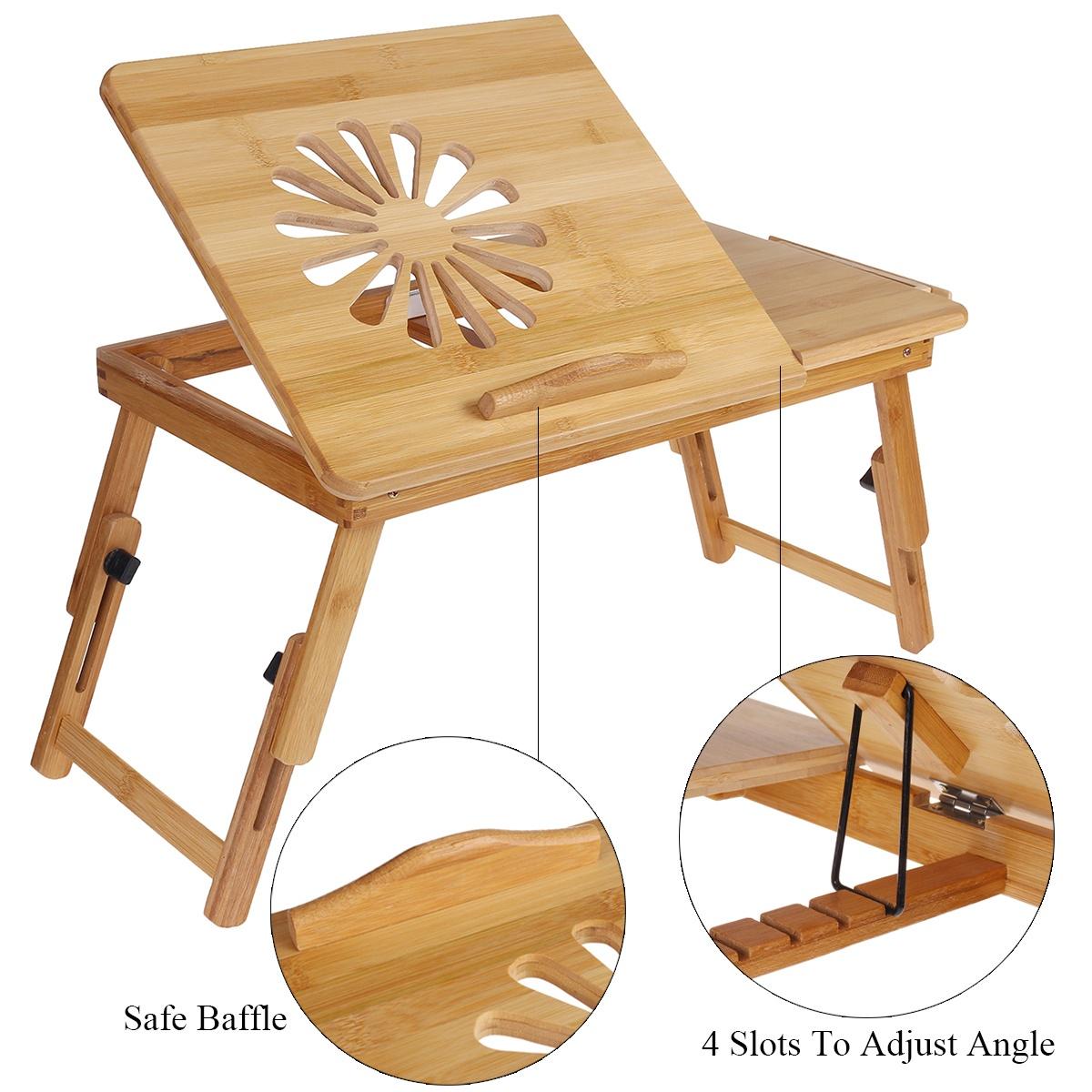 Laptop Desks Portable Adjustable Foldable Notebook Lap PC Folding Table