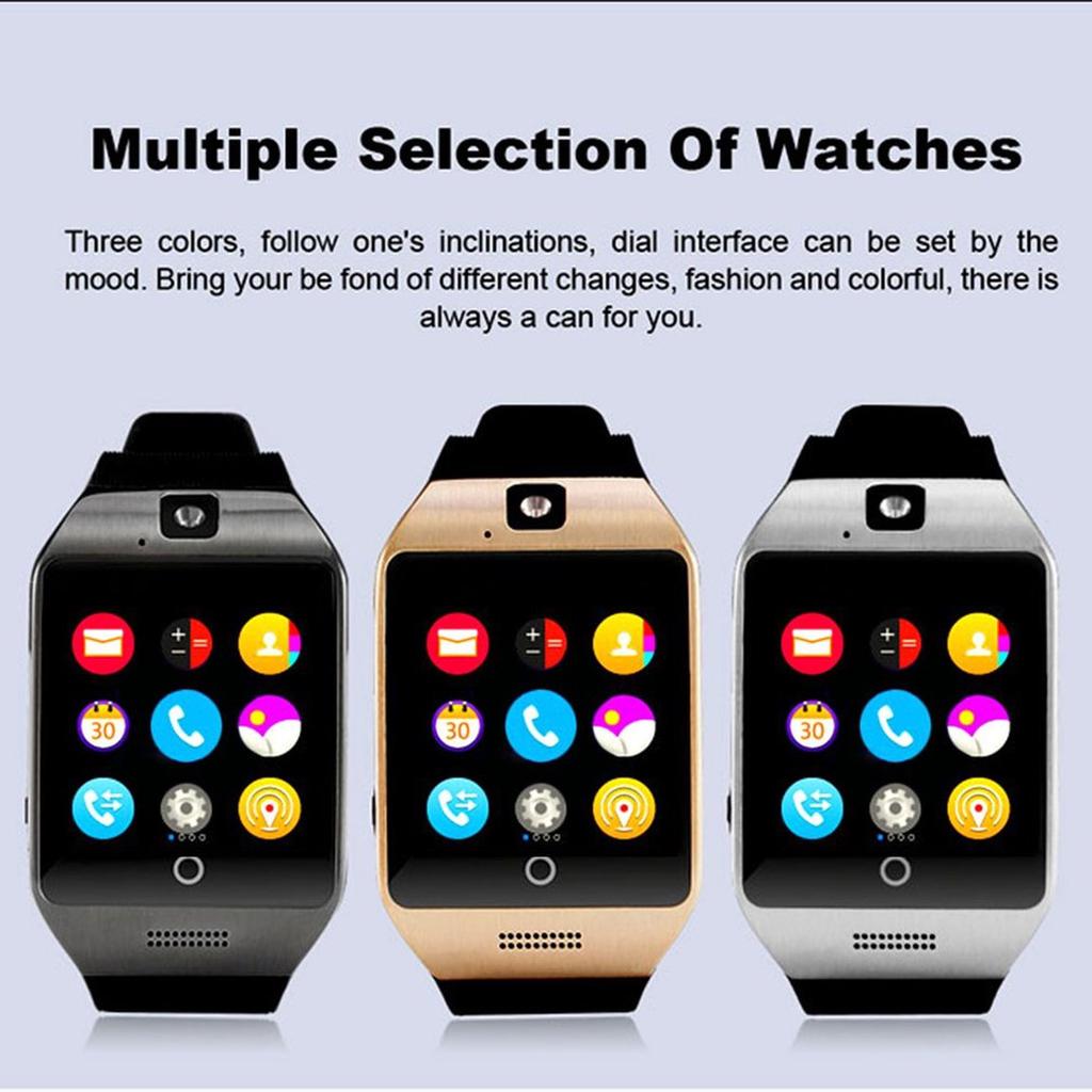 Buy The Q18 smartwatch with a 1.54 inch screen, a SIMslot and a built
