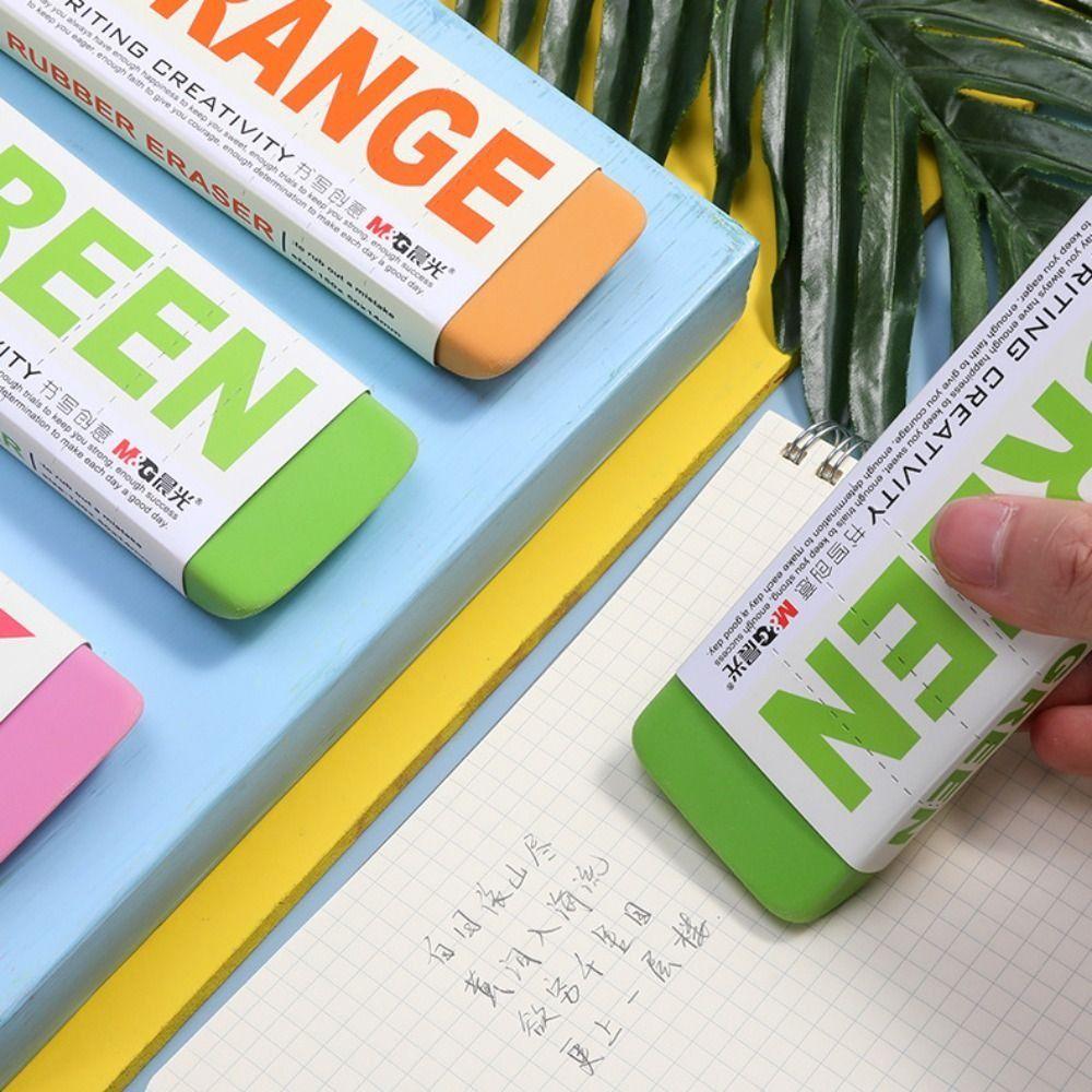 Pinkycolor Colorful Eraser Soft Rubber Large Eraser Cleaning Eraser