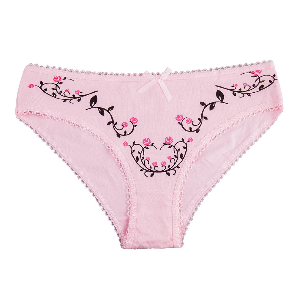 Buy Sexy Cotton Panties Floral Print Women Underwear Lady Lace