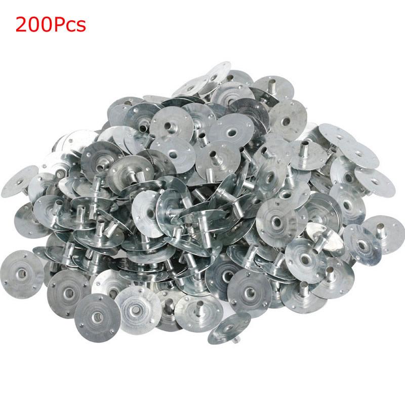 Buy 100/200Pcs Candle Wick Metal Sustainer Wick Tabs Silver For Candle