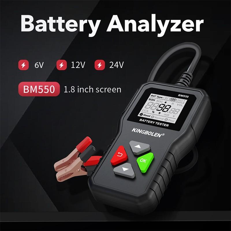 Buy Car Battery Tester 6V 12V 24V Battery System Test Automotive Diagnostic Tools 1002000 CCA
