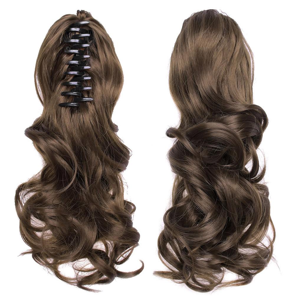 Buy Bilibili 17Inch Long Hair Bun Wig PonyTail Matte Wavy Synthetic