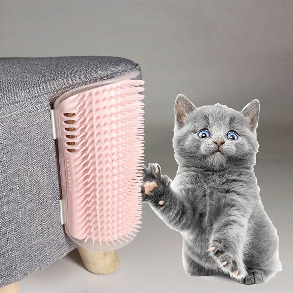 Cheap Pet Comb Removable Cat Corner Scratching Rubbing Brush Pet Hair