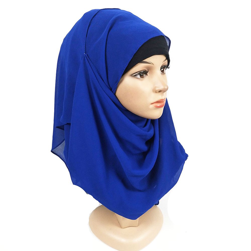 Buy Caps Turban Hat Hooded Scarf Full Cover Head Scarf Women's Hijabs