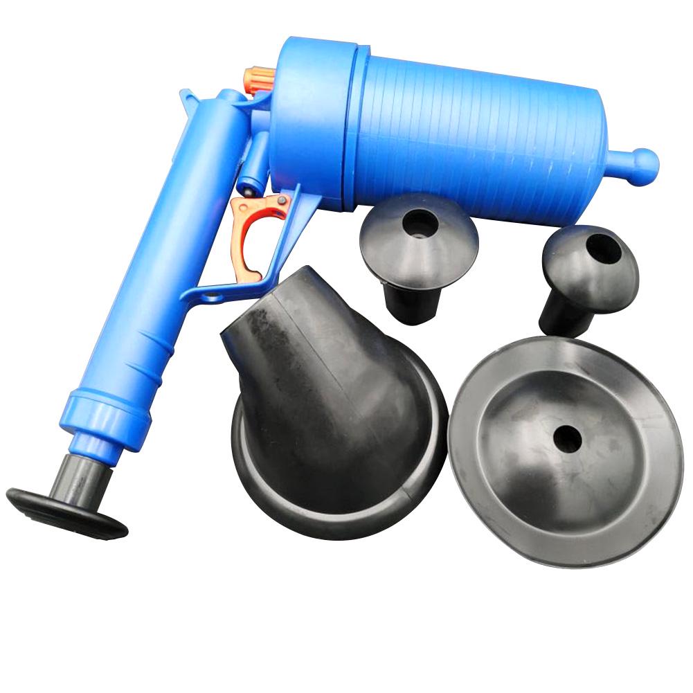 Buy Toilet High Pressure Air Pump Drain Blaster Sink Pipe Plunger