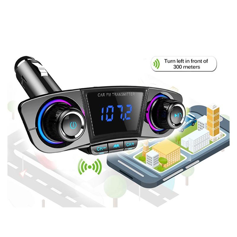 Cheap Car Mp3 Bluetooth Player Car Charger Bluetooth Handsfree Car Fm