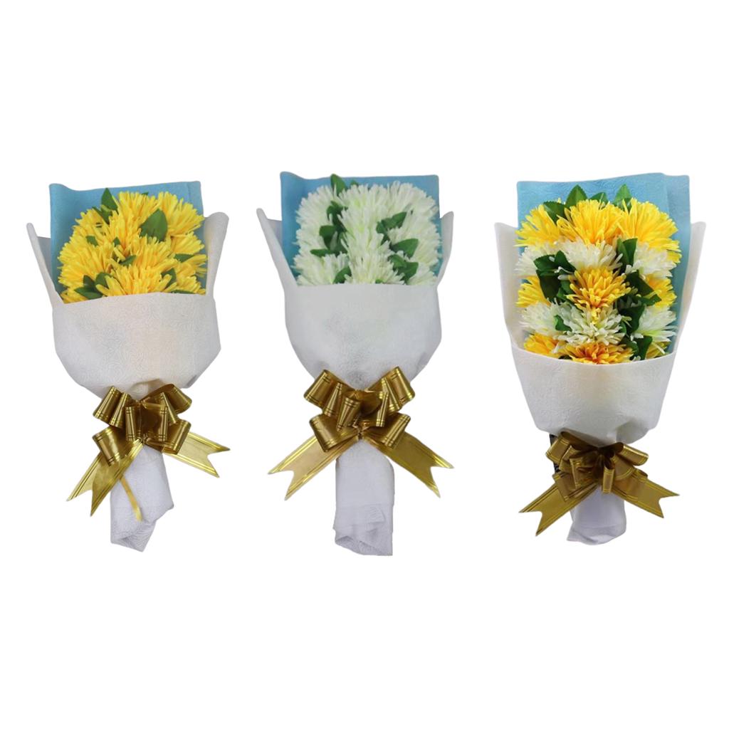 Buy Chrysanthemum Artificial Bouquet Cemetery Flowers Grave Decoration