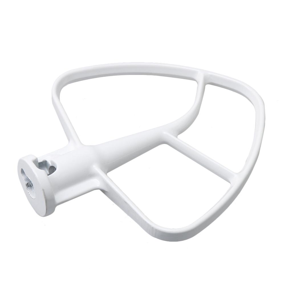 K45B White Metal Egg Beater Mixing Paddle Home Kitchen Replacement