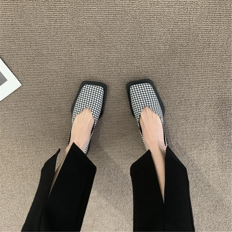 Cheap Flat Shoes Women Slipon Softsoled Black Loafer Mary Jane Shoes