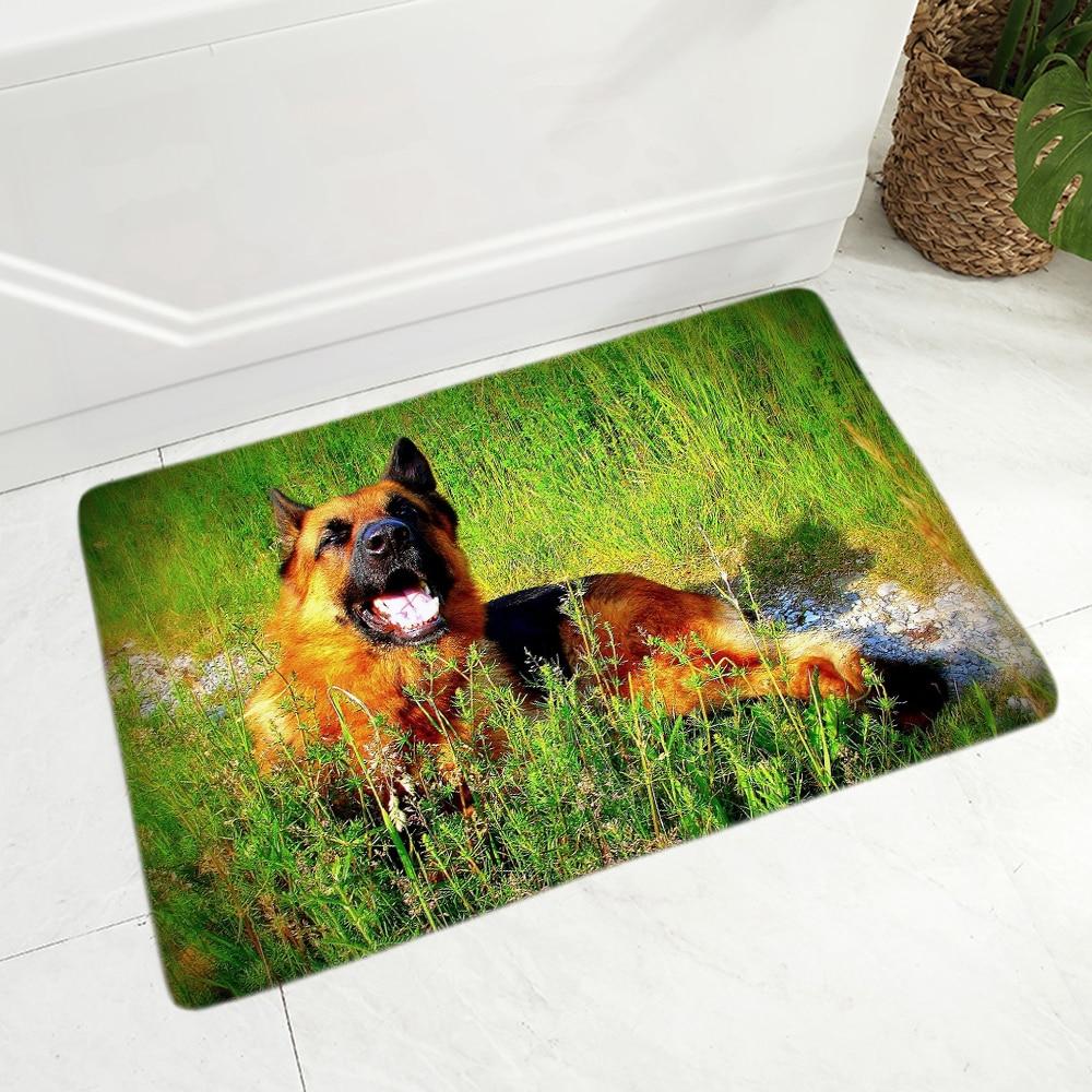Buy German Shepherd Dog Floor Mat for Hallway Children Room NonSlip
