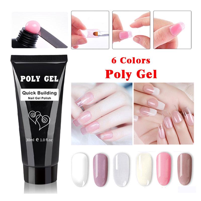 Cheap 30ml Acrylic Poly Gel Set Extention polygel kit Fast UV Hard