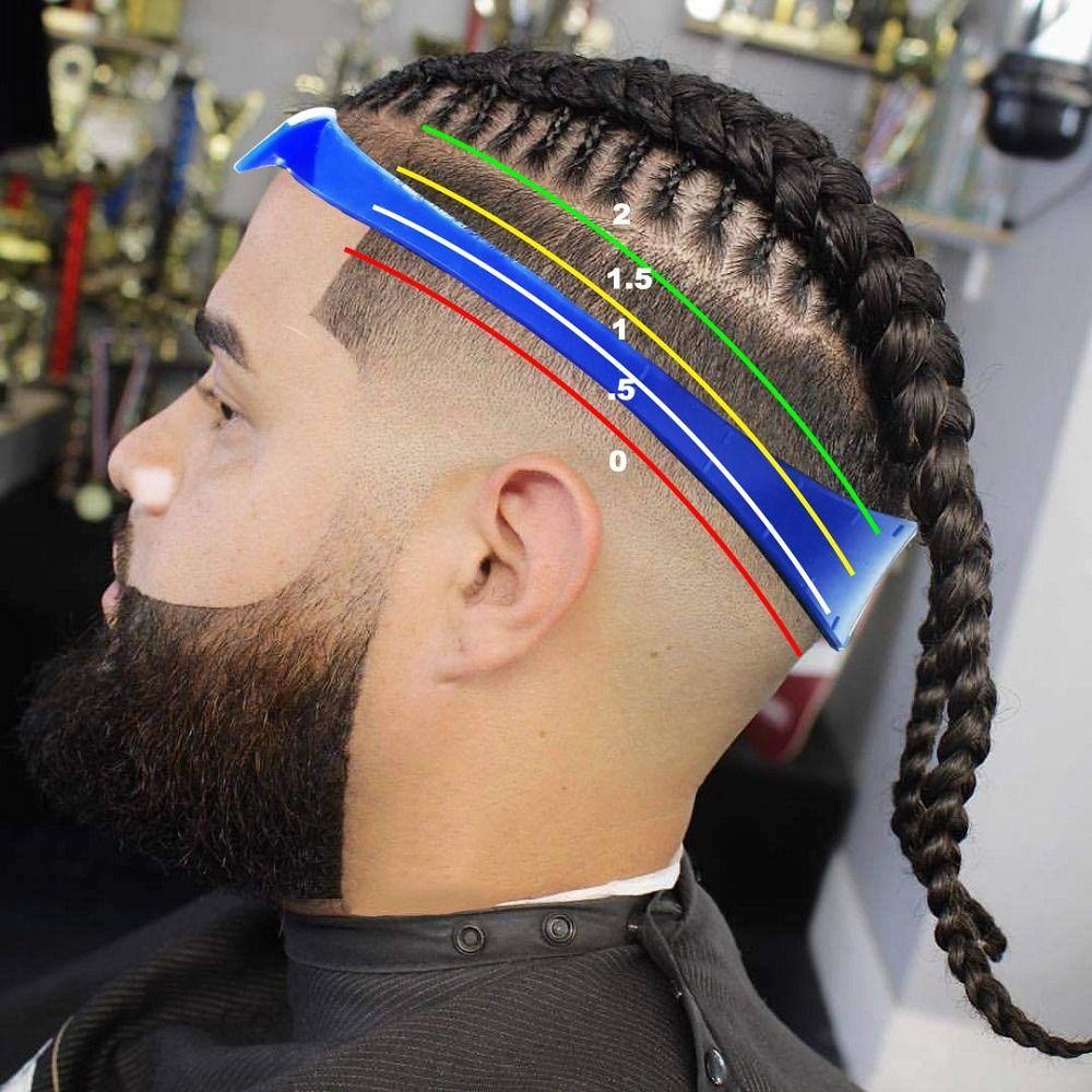 DIY Adjustable Salon Home Hair Trimming Hair Trimming Guide Neckline