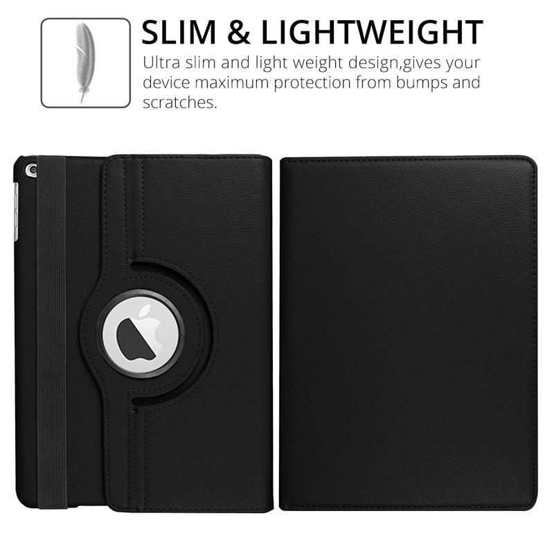 Cheap 360 Rotating Case for iPad 2021 2020 2019 10.2 2018 2017 9.7 Air