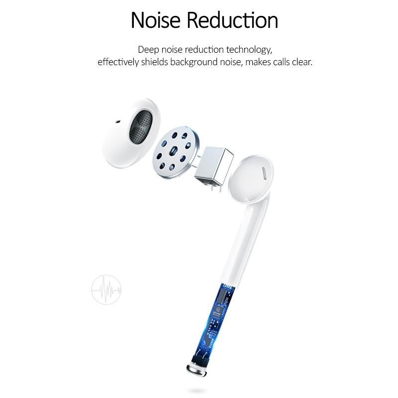 Buy USAMS Bluetooth Earphones for iPhone Samsung Xiaomi Earbuds I20 TWS